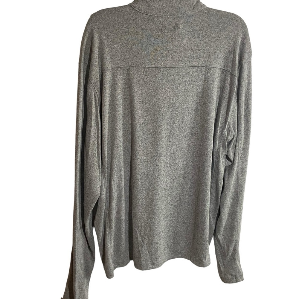 Vintage 1946 "Space Dye" 1/4 Zip Pullover Light Grey - Picture 4 of 7